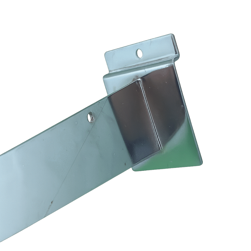 Used Chrome Slatwall 10" Shelf Bracket - Image 3