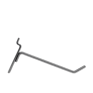 Used Chrome Slatwall Hooks - 6"