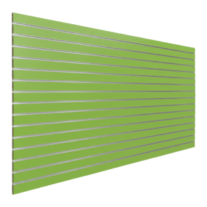 Vibrant Green Slatwall Panel
