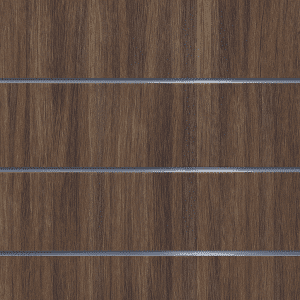 Walnut Fiberwood Slatwall Panel