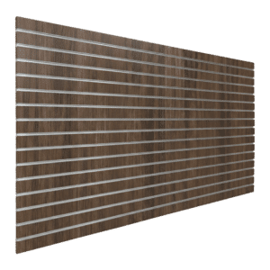 Walnut Fiberwood Slatwall Panel