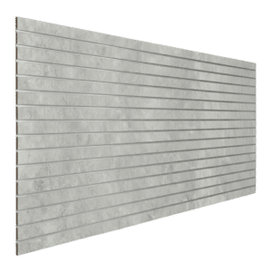 White Bardiglio Slatwall Panel