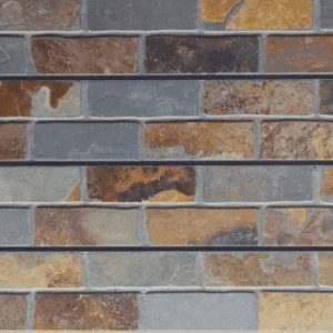 Mixed Slate Brick 3D Textured Slatwall Panel