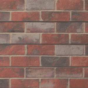 Red Brick 3D Textured Slatwall Panel