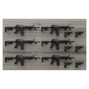 Gray Woodgrain 4x8 Gun Wall Panel