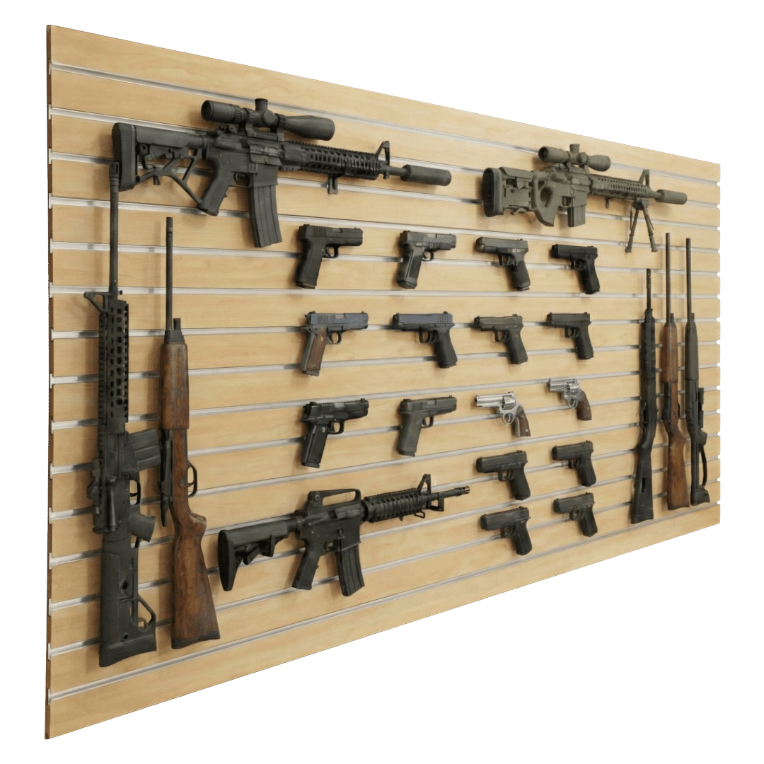 4x8 Maple Gun Wall Panel