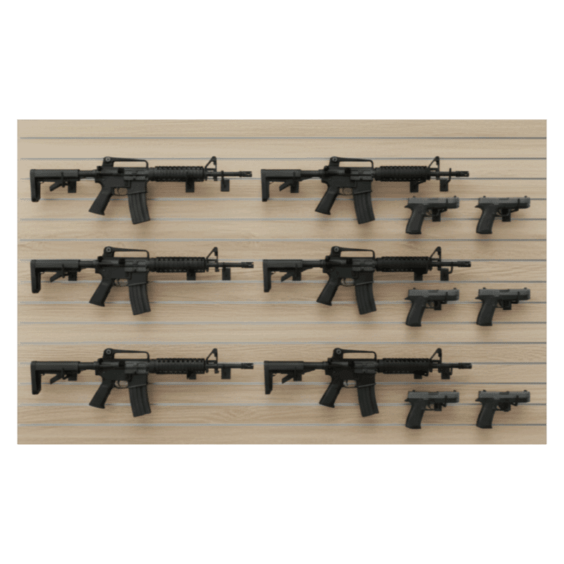 4x8 Sonoma Oak Gun Wall Panel