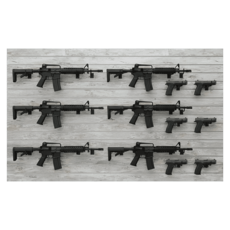 4x8 Barnwood Gun Wall Panel