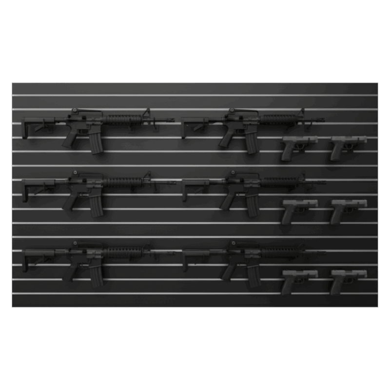 Black 4x8 Gun Wall Panel