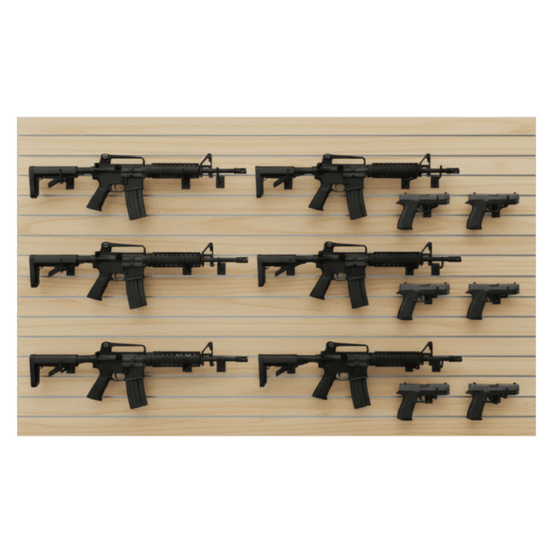 Maple 4x8 Gun Wall Panel