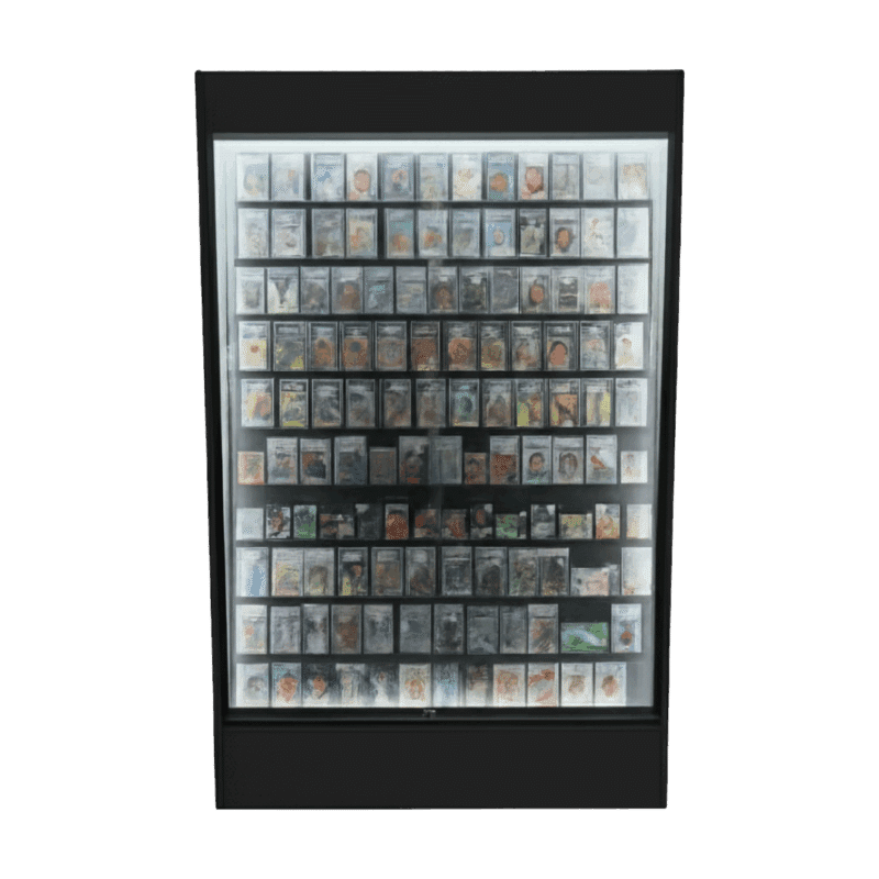 Black Sports Card Wall Display Case | with LED - Image 2