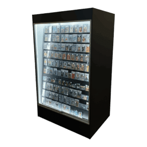 Black Sports Card Wall Display Case | with LED