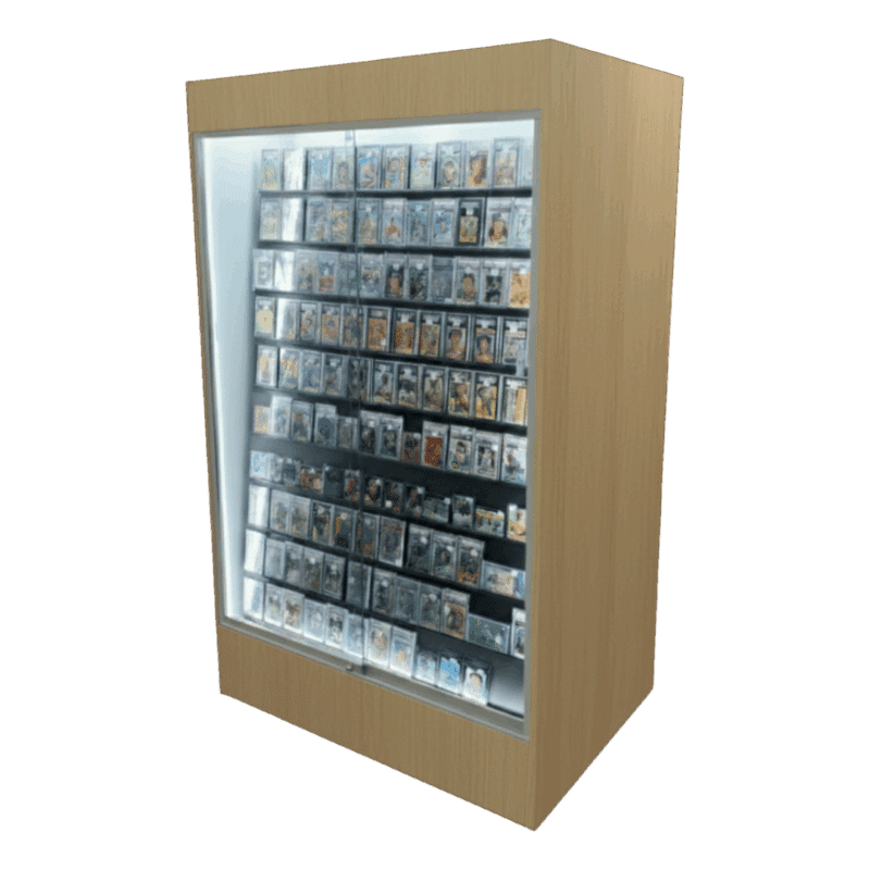 Maple Sports Card Wall Display Case | with LED