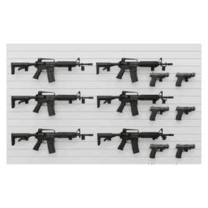 White 4x8 Gun Wall Panel