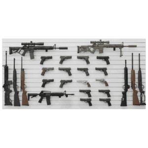 4x8 Matte White Gun Wall Panel Package