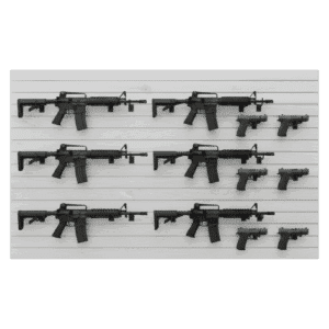 White Woodgrain 4x8 Gun Wall Panel
