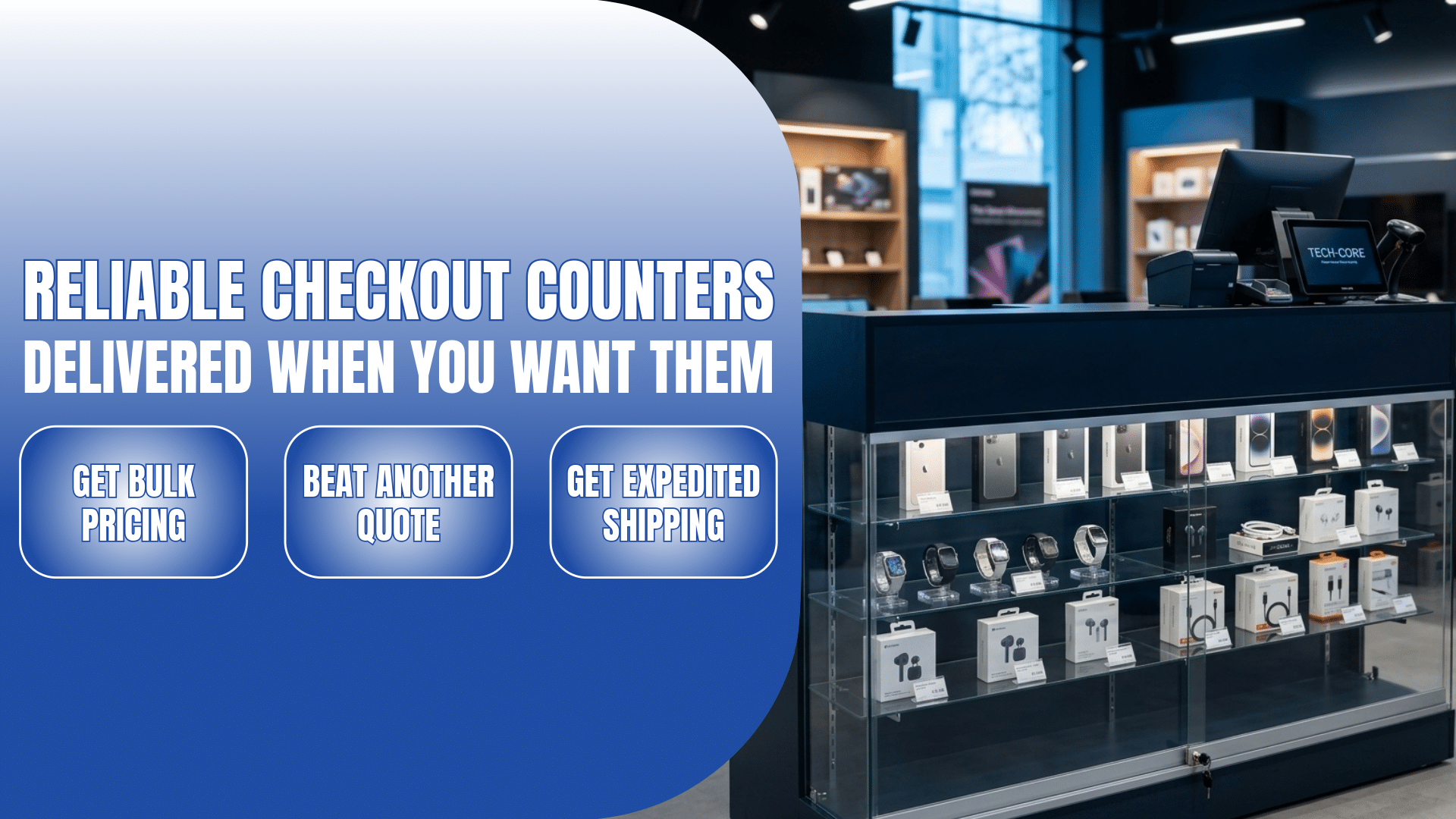 Checkout Counters | Multiple Styles | Fast Shipping