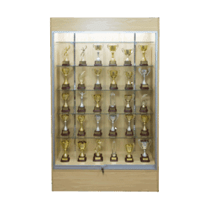 78" Maple Trophy Case | Full Vision