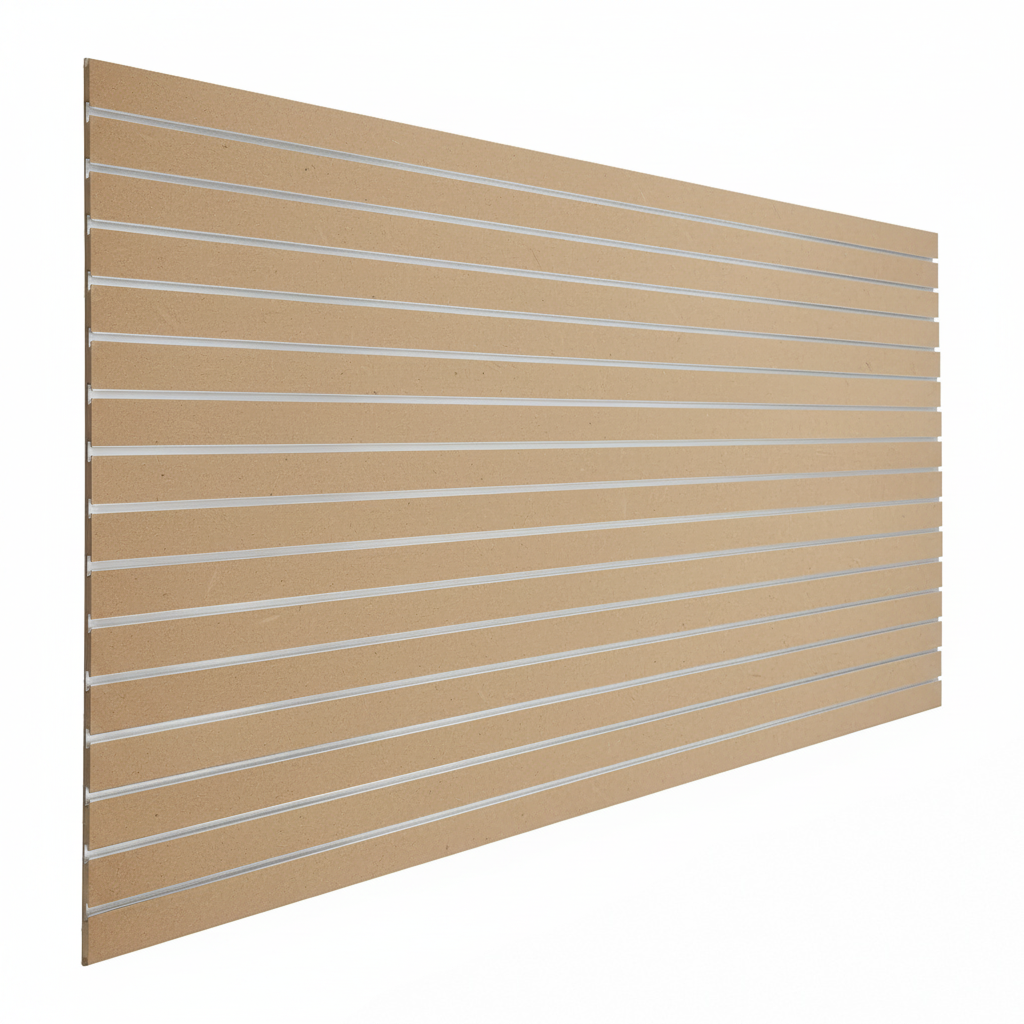 Raw paintable MDF 4x8 slatwall panel