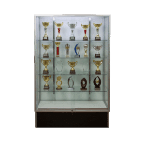 72" Silver Trophy Case | Extra Vision