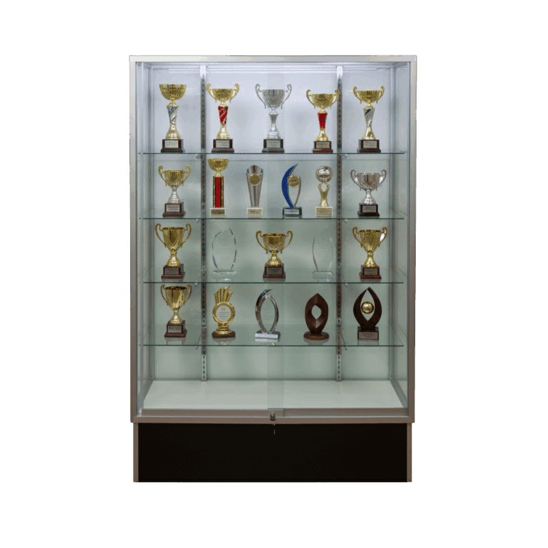 72" Silver Trophy Case | Extra Vision