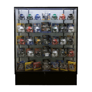 60" Wide Black Sports Memorabilia Display Case | Extra Vision