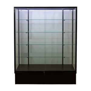 60" Wide Black Wall Display Case | Extra Vision