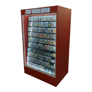 Sports Card Display Case | Cherry | Wall Edition | with Custom Logo