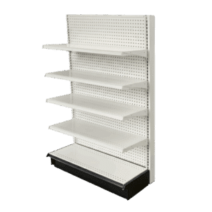 White Gondola End Cap