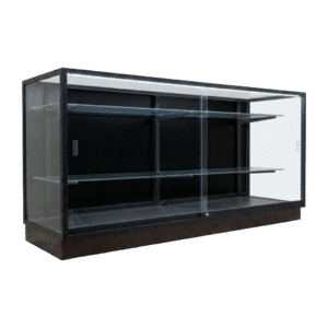 70" Black Front Facing Display Case | Extra Vision