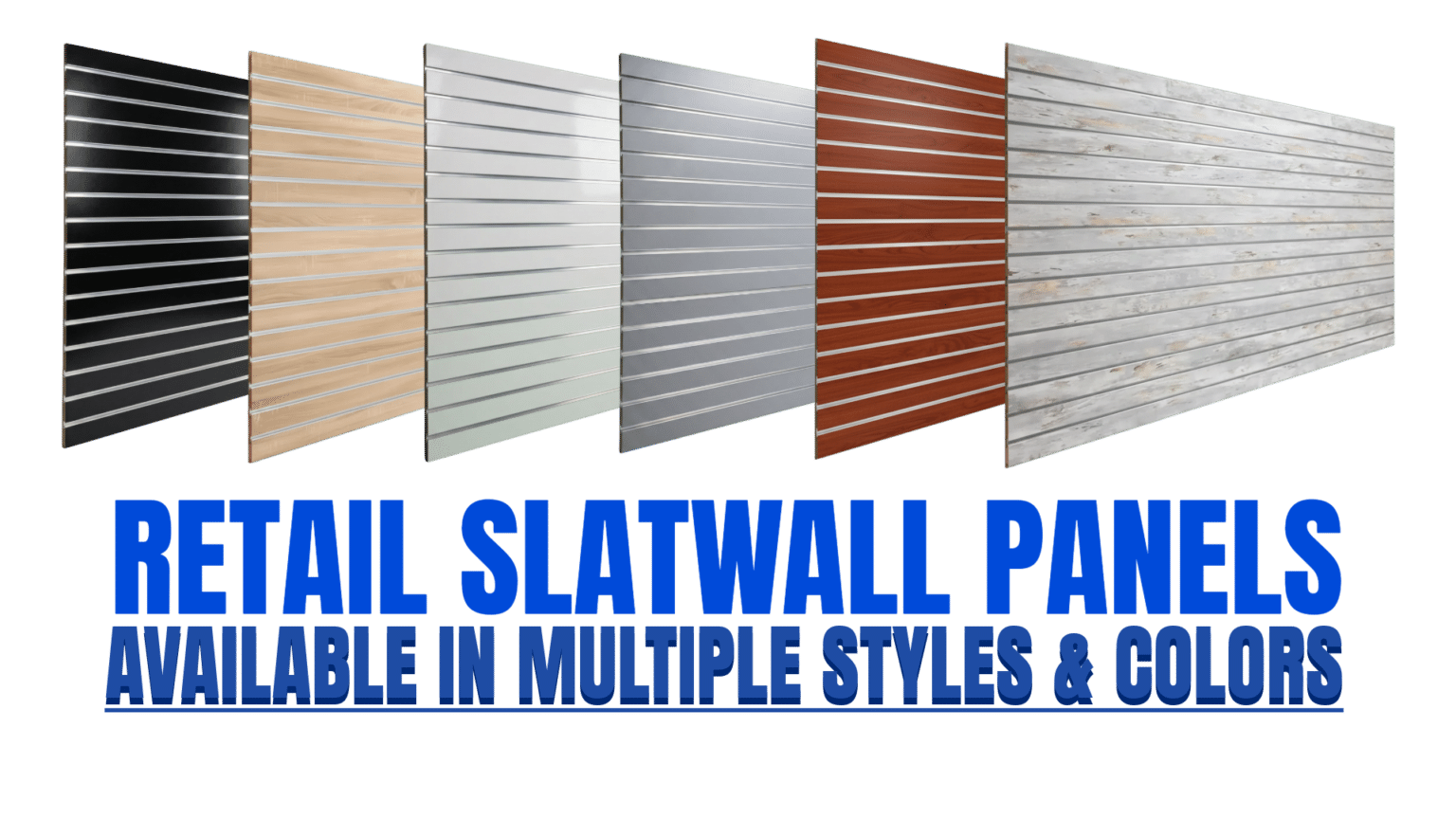 Retail Slatwall Panels | DISPLAYARAMA