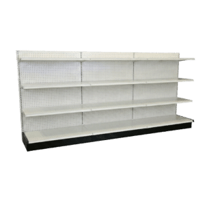 Single Sided Gondola Shelving