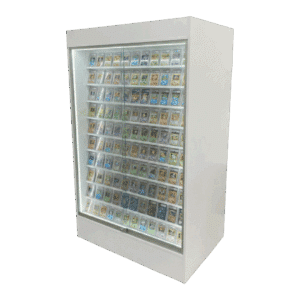 TCG Card Display Case | White | Wall Edition | with LED