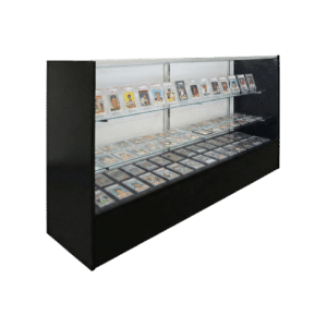 70" Black Countertop Sports Card Display Case | Full Vision