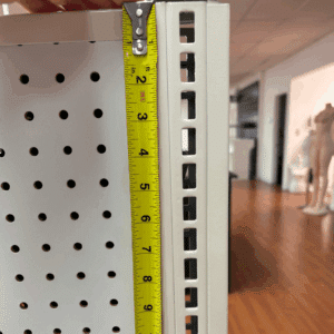 Lozier White Double Sided Gondola Shelving Starter Unit | 3 Sections & 3 Rows With 1 End Cap | 160"W x 16" x 54"H