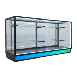 70" Black Extra Vision Display Case with RGB Base