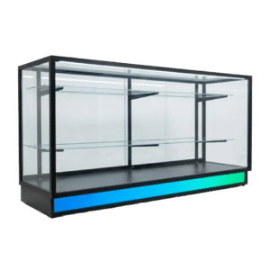 70" Black Extra Vision Display Case with RGB Base