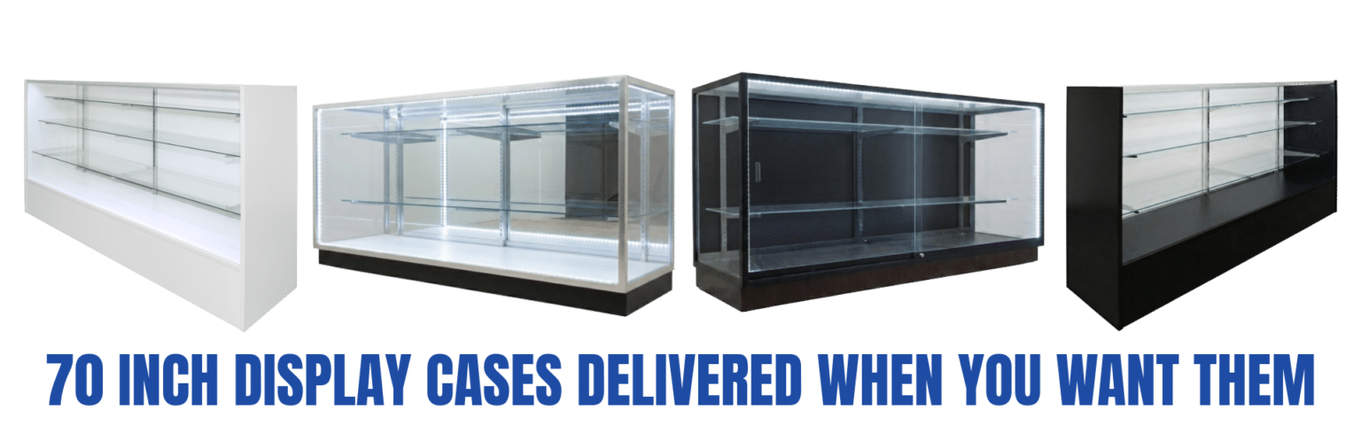 70 Inch Display Cases | Made For Retail