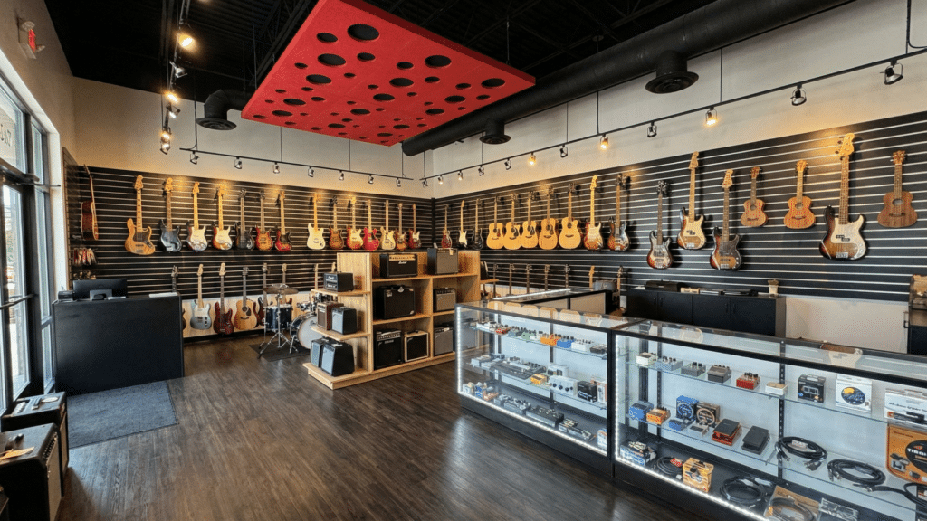 Music Instrument Store Shelving & Fixtures | DISPLAYARAMA