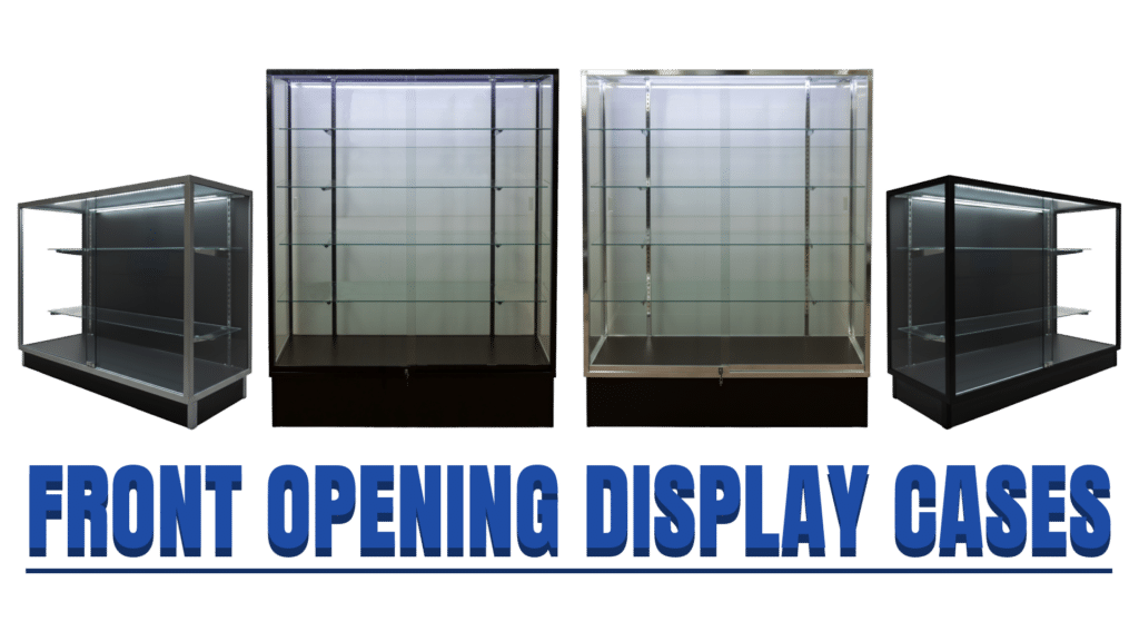 Front Opening Display Cases - Graphic