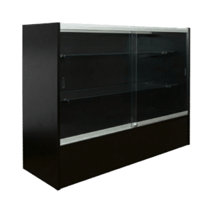 48" Black Front Facing Display Case | Full Vision