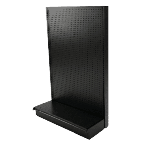 Gondola Shelving End Cap | Black | Madix Compatible | 36" x 72"