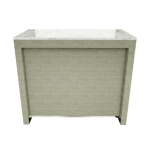 Gray Woodgrain Jewelry Display Counter