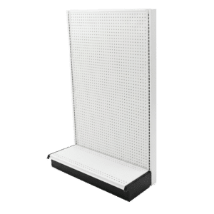 Gondola Shelving End Cap | White | Madix Compatible | 36" x 72"