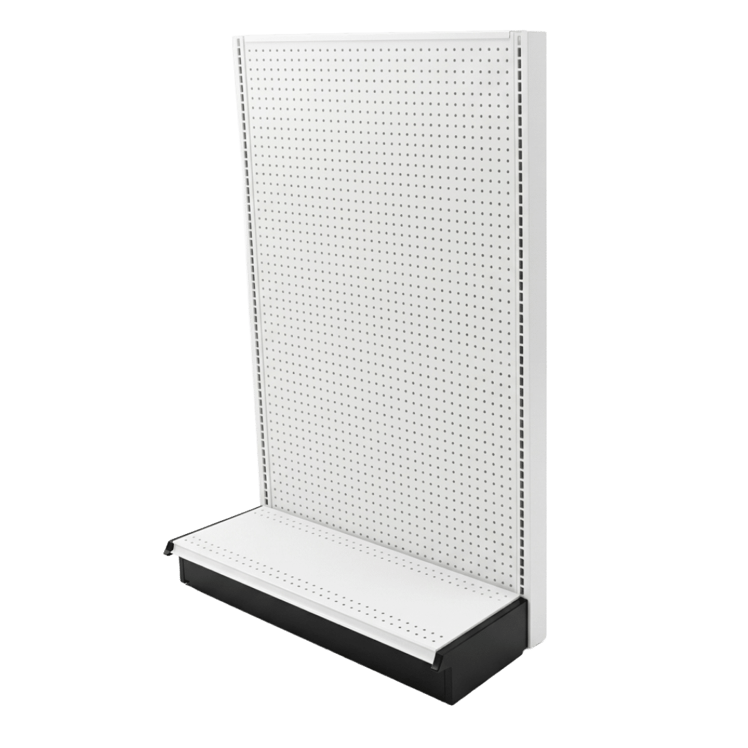 Gondola Shelving End Cap | White | Madix Compatible | 36" x 72"