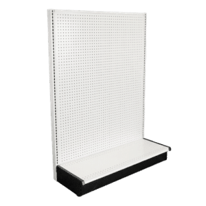 White Gondola Wall Shelving Starter Unit | Madix Compatible | 48" x 72"