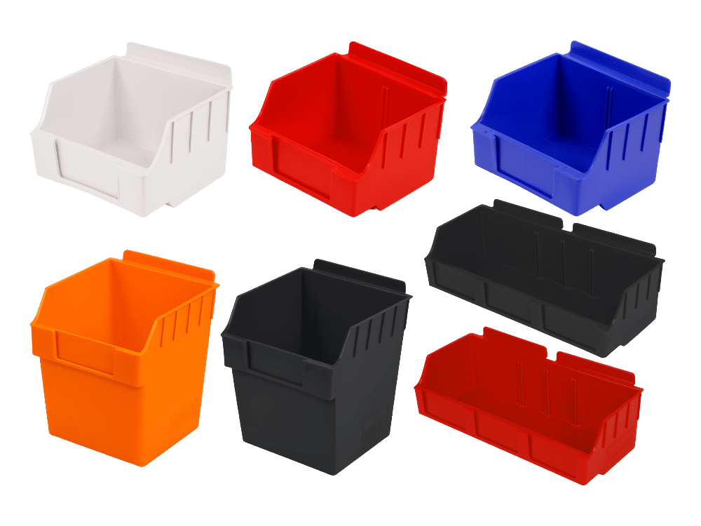 Slatwall Bins