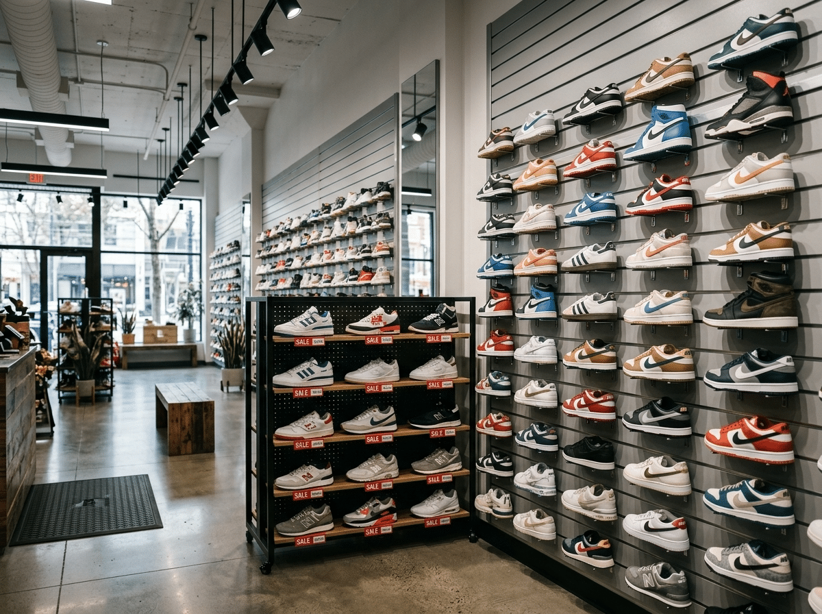Sneaker Store Floor Display