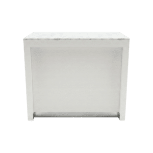 White Woodgrain Jewelry Display Counter