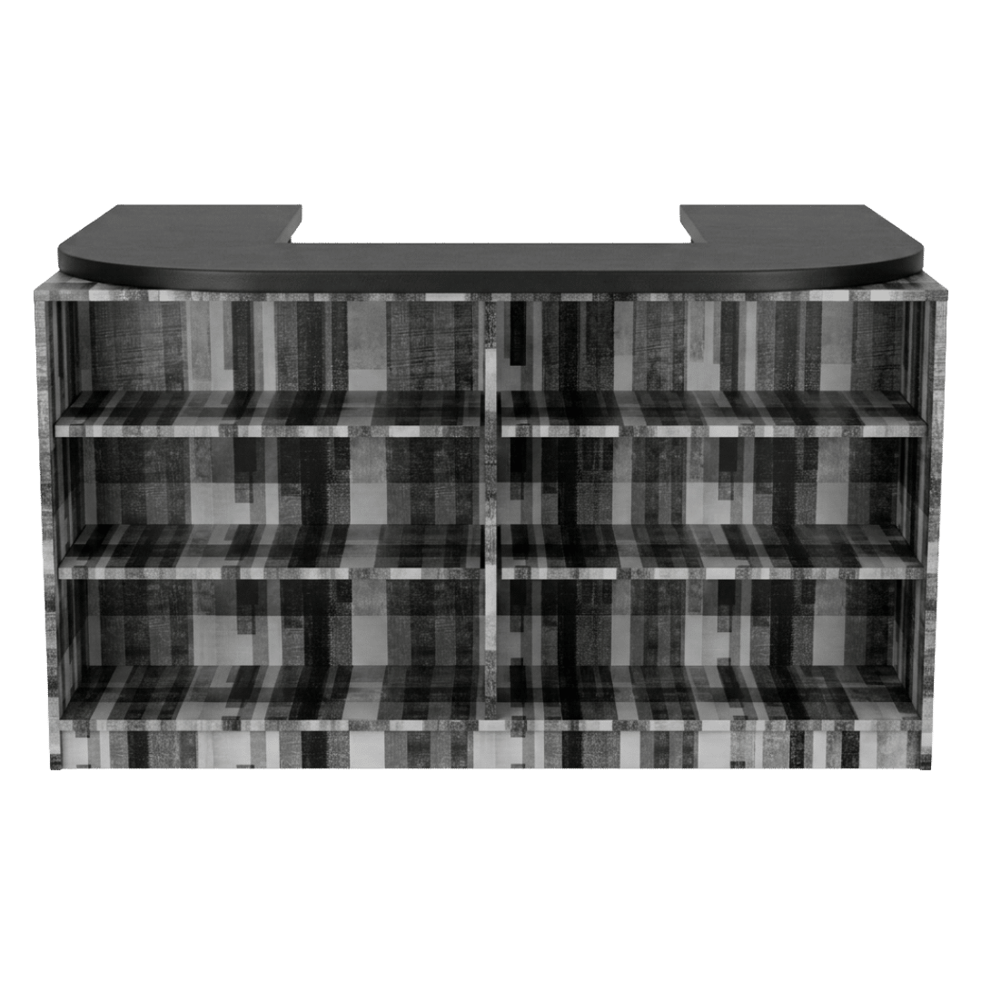 Big Plaid Cubby Checkout Counter - Image 2